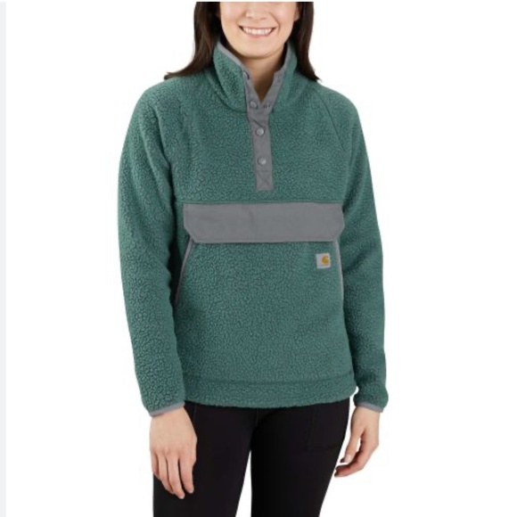 WOMEN'S Carhartt FLEECE PULLOVER - RELAXED FIT - 2 WARMER RATING - Picture 1 of 6